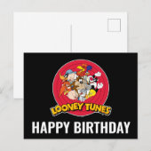 LOONEY TUNES™ Charakter-Logo Postkarte (Vorne/Hinten)