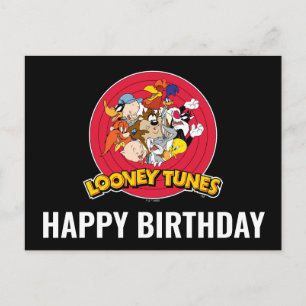 LOONEY TUNES™ Charakter-Logo Postkarte