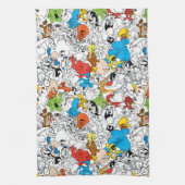 LOONEY TUNES™ Color Pop Muster Geschirrtuch (Vertikal)