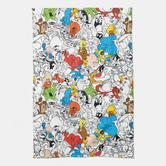 LOONEY TUNES™ Color Pop Muster Geschirrtuch (Vertikal)