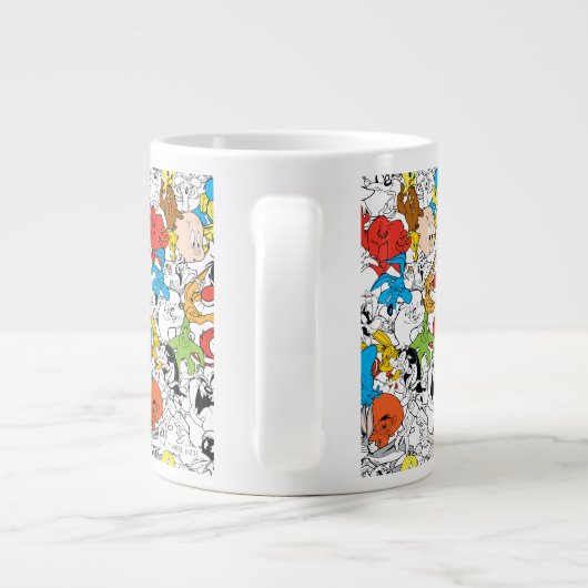 LOONEY TUNES™ Color Pop Muster Jumbo-Tasse (Rückseite)