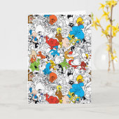 LOONEY TUNES™ Color Pop Muster Karte (Gelbe Blume)