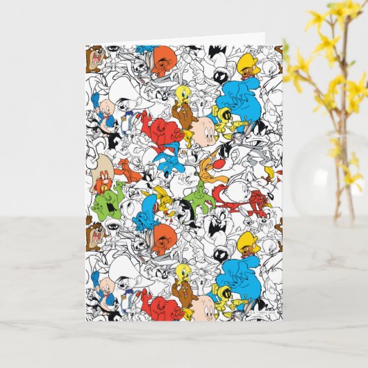 LOONEY TUNES™ Color Pop Muster Karte (Gelbe Blume)