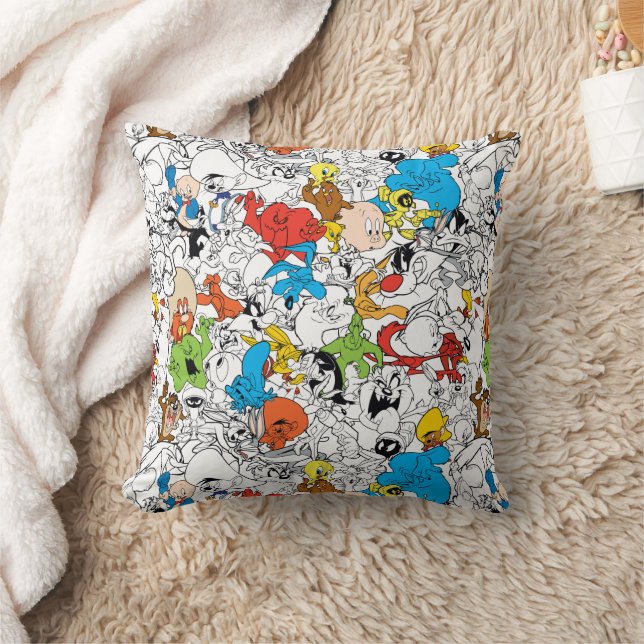 LOONEY TUNES™ Color Pop Muster Kissen (Decke)