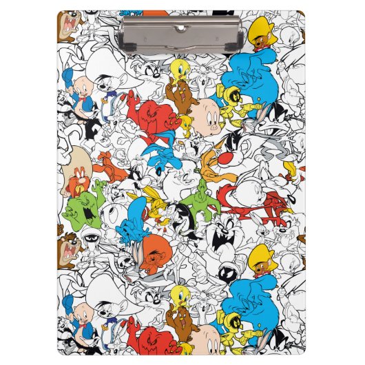LOONEY TUNES™ Color Pop Muster Klemmbrett (Vorderseite)