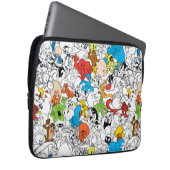 LOONEY TUNES™ Color Pop Muster Laptopschutzhülle (Vorne Rechts)