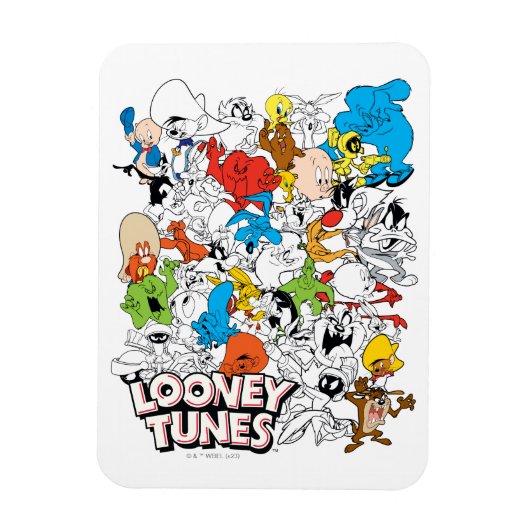 LOONEY TUNES™ Color Pop Muster Magnet (Vertikal)