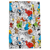 LOONEY TUNES™ Color Pop Muster Mittlere Geschenktüte (Vorderseite)