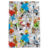 LOONEY TUNES™ Color Pop Muster Mittlere Geschenktüte (Rückseite)