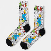 LOONEY TUNES™ Color Pop Muster Socken (Linkes Detail)