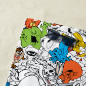 LOONEY TUNES™ Color Pop Muster Strandtuch (Beispiel)