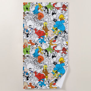 LOONEY TUNES™ Color Pop Muster Strandtuch