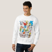 LOONEY TUNES™ Color Pop Muster Sweatshirt (Vorne ganz)