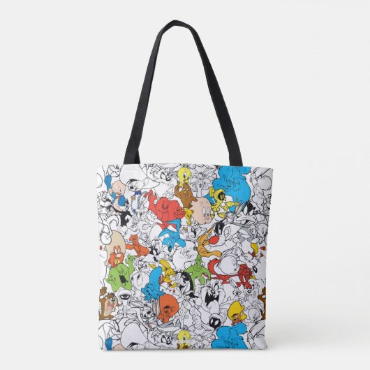 LOONEY TUNES™ Color Pop Muster Tasche (Rückseite)
