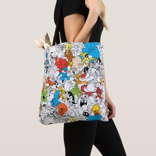 LOONEY TUNES™ Color Pop Muster Tasche (Von Nahem)