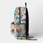 LOONEY TUNES™ Color Pop Pattern Bedruckter Rucksack (Rechts)