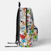 LOONEY TUNES™ Color Pop Pattern Bedruckter Rucksack (Links)