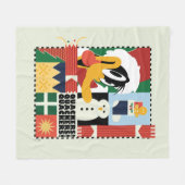 LOONEY TUNES™ DAFFY DUCK™ Holiday Quacker Fleecedecke (Vorderseite (Horizontal))