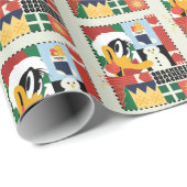 LOONEY TUNES™ DAFFY DUCK™ Holiday Quacker Geschenkpapier (Rolleneckpunkt)