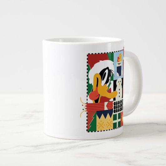 LOONEY TUNES™ DAFFY DUCK™ Holiday Quacker Jumbo-Tasse (Vorderseite Rechts)