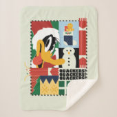 LOONEY TUNES™ DAFFY DUCK™ Holiday Quacker Sherpadecke (Vorderseite)