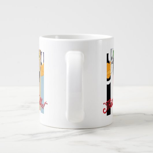 LOONEY TUNES™, DAS ALLE FOLKS IST!™ Sliced Charact Jumbo-Tasse (Rückseite)