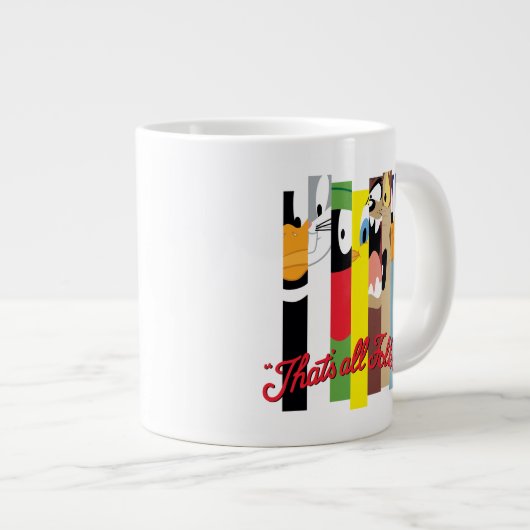 LOONEY TUNES™, DAS ALLE FOLKS IST!™ Sliced Charact Jumbo-Tasse (Vorderseite Rechts)