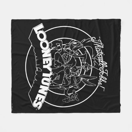 LOONEY TUNES™, DAS IST ALLES FOLKS!™ FLEECEDECKE (Vorderseite (Horizontal))