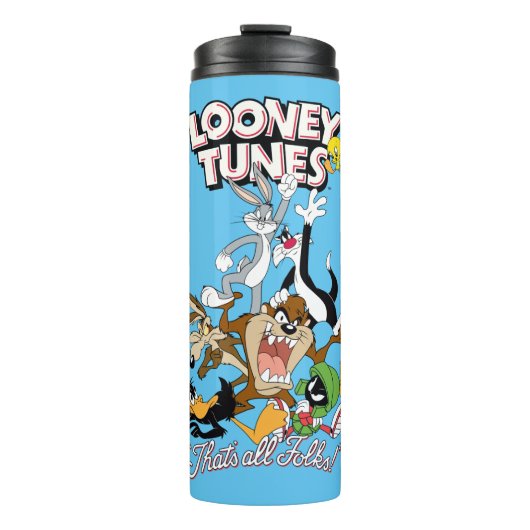 LOONEY TUNES™ "DAS IST ALLES FOLKS!™" Gruppenstape Thermosbecher (Vorderseite)