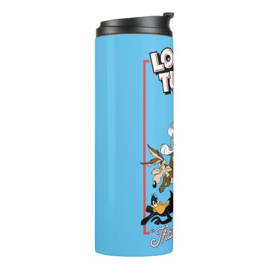 LOONEY TUNES™ "DAS IST ALLES FOLKS!™" Gruppenstape Thermosbecher (Nach links gedreht)
