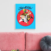 LOONEY TUNES™ "DAS SIND ALLE FOLKS!™" Bullseye Gro Leinwanddruck (Insitu (Wohnzimmer))