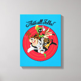 LOONEY TUNES™ "DAS SIND ALLE FOLKS!™" Bullseye Gro Leinwanddruck