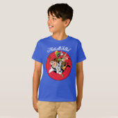 LOONEY TUNES™ "DAS SIND ALLE FOLKS!™" Bullseye Gro T-Shirt (Vorne ganz)