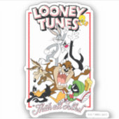 LOONEY TUNES™ "DAS SIND ALLE FOLKS!™" Gruppenstape Aufkleber (Vorderseite)