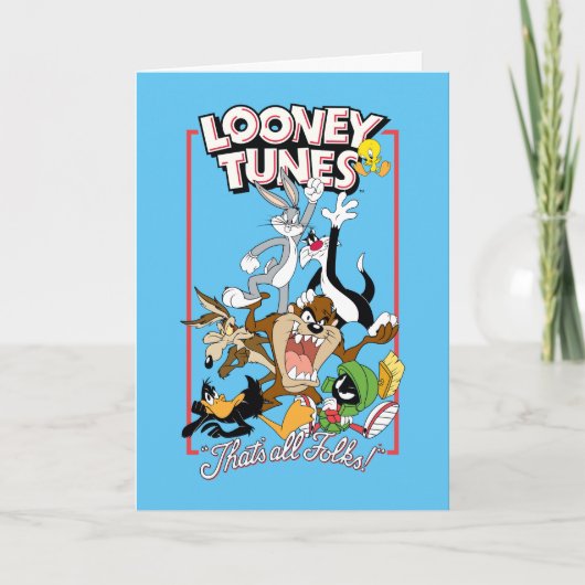 LOONEY TUNES™ "DAS SIND ALLE FOLKS!™" Gruppenstape Karte (Vorderseite)