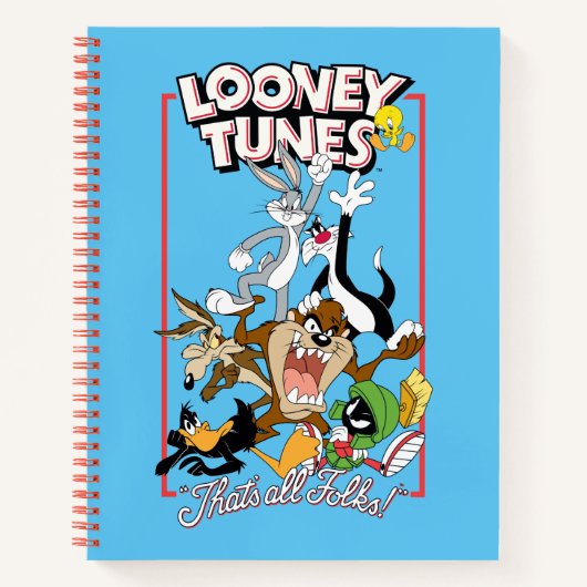 LOONEY TUNES™ "DAS SIND ALLE FOLKS!™" Gruppenstape Notizblock (Vorderseite)