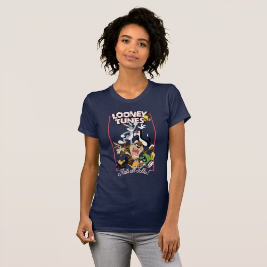 LOONEY TUNES™ "DAS SIND ALLE FOLKS!™" Gruppenstape T-Shirt (Vorne ganz)
