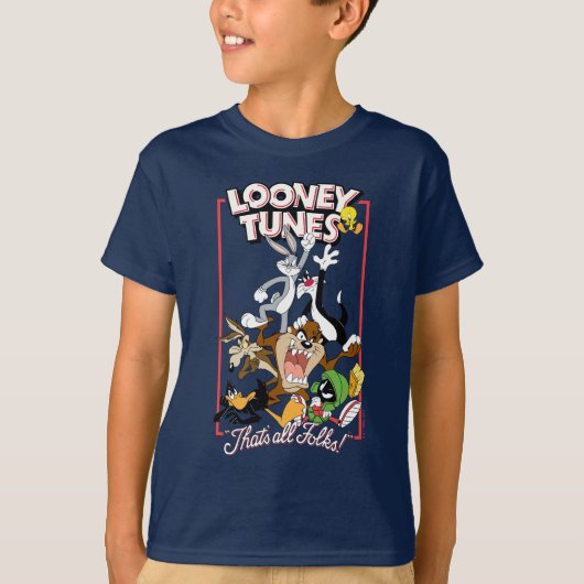 LOONEY TUNES™ "DAS SIND ALLE FOLKS!™" Gruppenstape T-Shirt (Vorderseite)