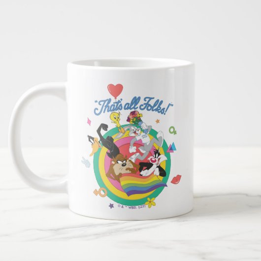 LOONEY TUNES™ - Das sind alle Leute! Pride Bullsey Jumbo-Tasse (Links)