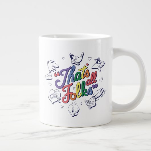 LOONEY TUNES™ - Das sind alle Leute! Stolzes Abzei Jumbo-Tasse (Rechts)