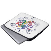 LOONEY TUNES™ - Das sind alle Leute! Stolzes Abzei Laptopschutzhülle (Vorne Knopf)