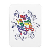 LOONEY TUNES™ - Das sind alle Leute! Stolzes Abzei Magnet (Vertikal)