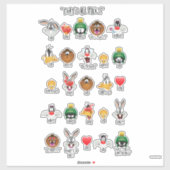 LOONEY TUNES™ Emoji Chart Aufkleber (Blatt)