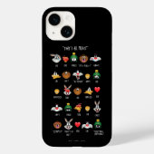 LOONEY TUNES™ Emoji Chart Case-Mate iPhone Hülle (Rückseite)