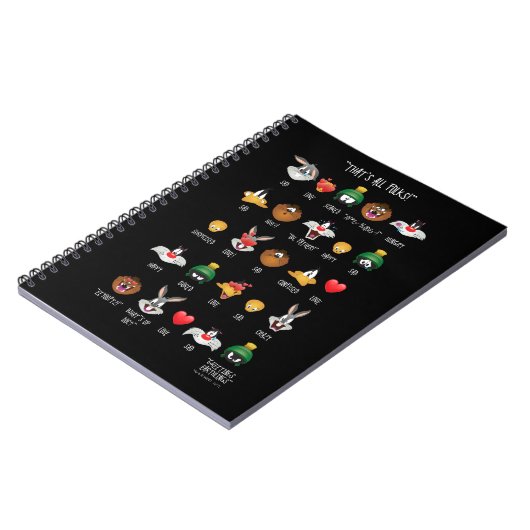 LOONEY TUNES™ Emoji Chart Notizblock (Linke Seite)
