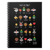 LOONEY TUNES™ Emoji Chart Notizblock (Vorderseite)