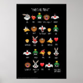 LOONEY TUNES™ Emoji Chart Poster (Vorne)