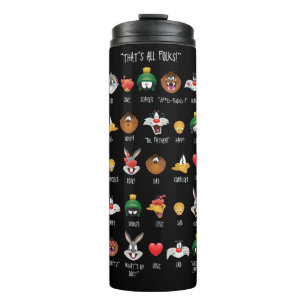 LOONEY TUNES™ Emoji Chart Thermosbecher