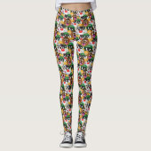 LOONEY TUNES™ Emoji-Muster Leggings (Vorderseite)
