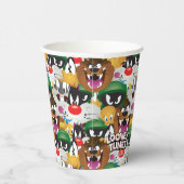 LOONEY TUNES™ Emoji-Muster Pappbecher (Rechts)